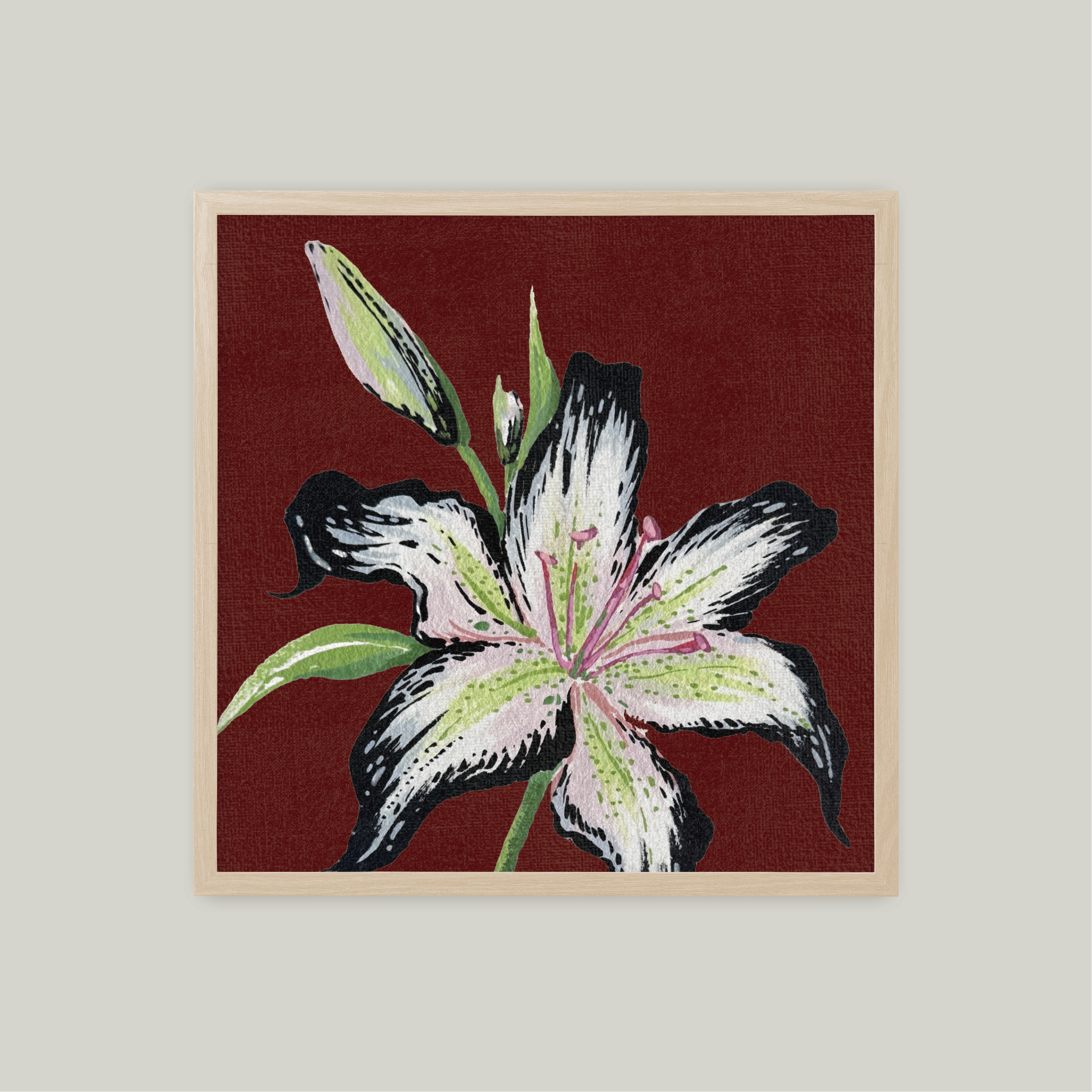 填色畫板｜霓虹花園